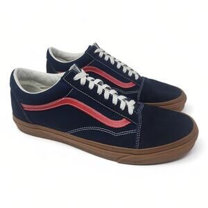 Vans Old Skool Size 12 Dress Blues Chili Pepper Gum Shoes Sneakers VN0A5KRFB09